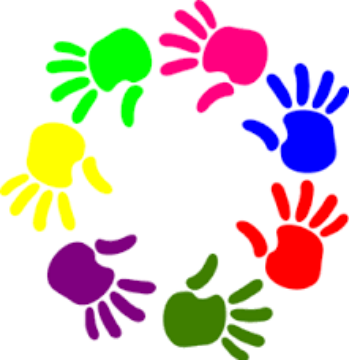 rainbow circle of hards