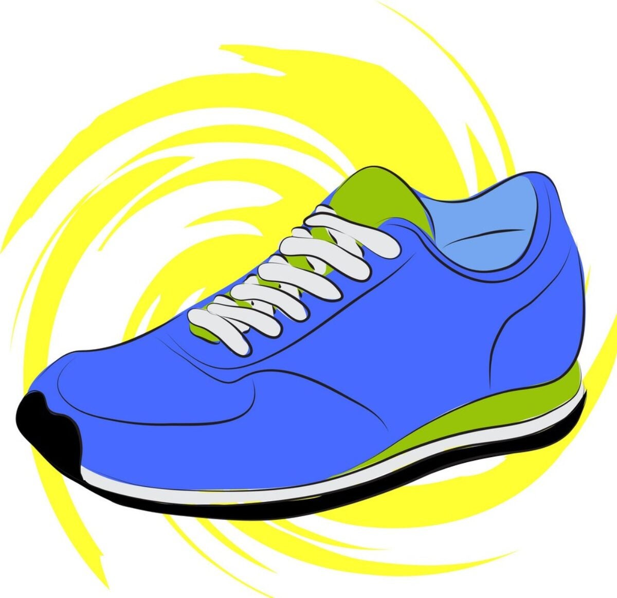 graphic of sneakers