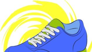 graphic of sneakers